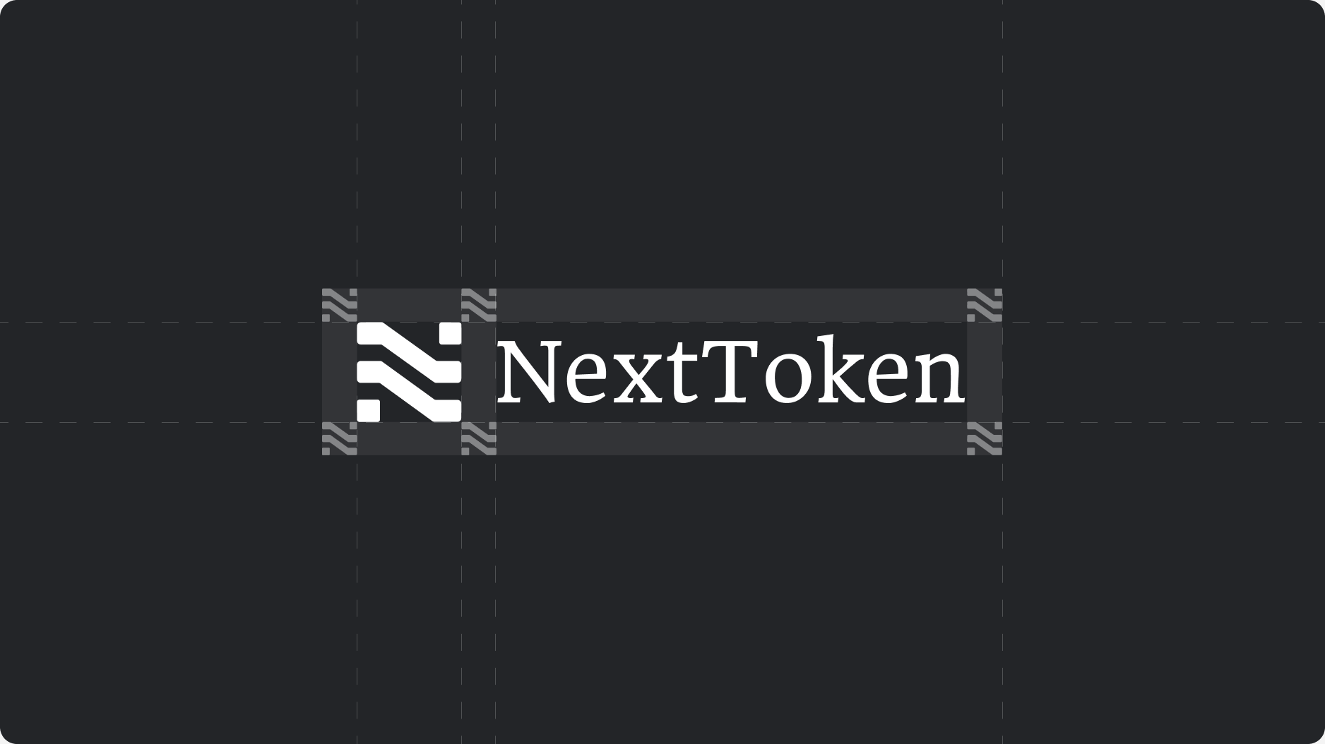 Clear space guidelines for the NextToken logo